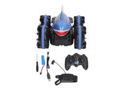 Ats-coche De Control Remoto Anfibio 2.4ghz Recargable Camión Rc Stunt Juguete Para Niños En Agua Playa Arena