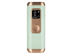 Depiladora de luz pulsada YIZHOOD 1095B Icy-Cool 5 funciones en casa indoloro para recortador de bikini de cuerpo entero para mujeres y mujeres verde claro