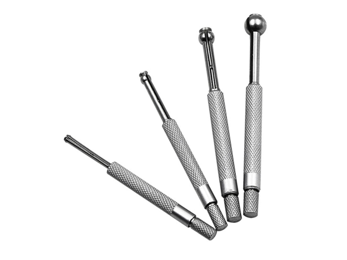 Juego De Calibradores Telescópicos Metal Plateado 14 Mm Herramienta Medición Orificios