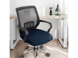 Fundas Elásticas Para Sillas Protectores De Cojines De Asiento Para Sillas De Oficina (azul Oscuro) Chrui