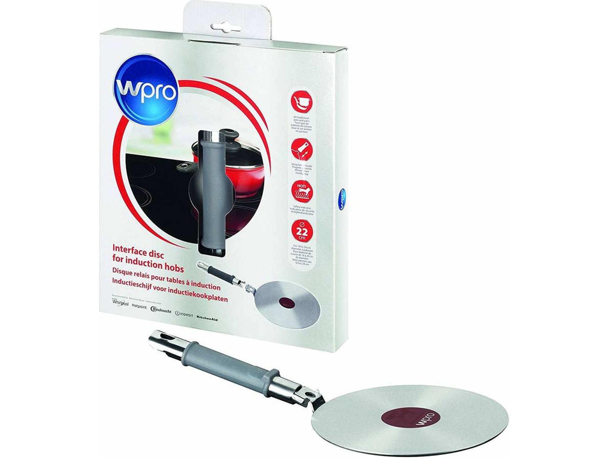 Disco Adaptador de Inducción WPRO IDI105
