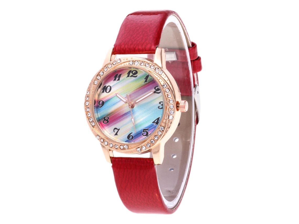 Reloj De Pulsera Analógico De Aleación Para Mujer Con Esfera Redonda, Reloj De Cuarzo De Moda