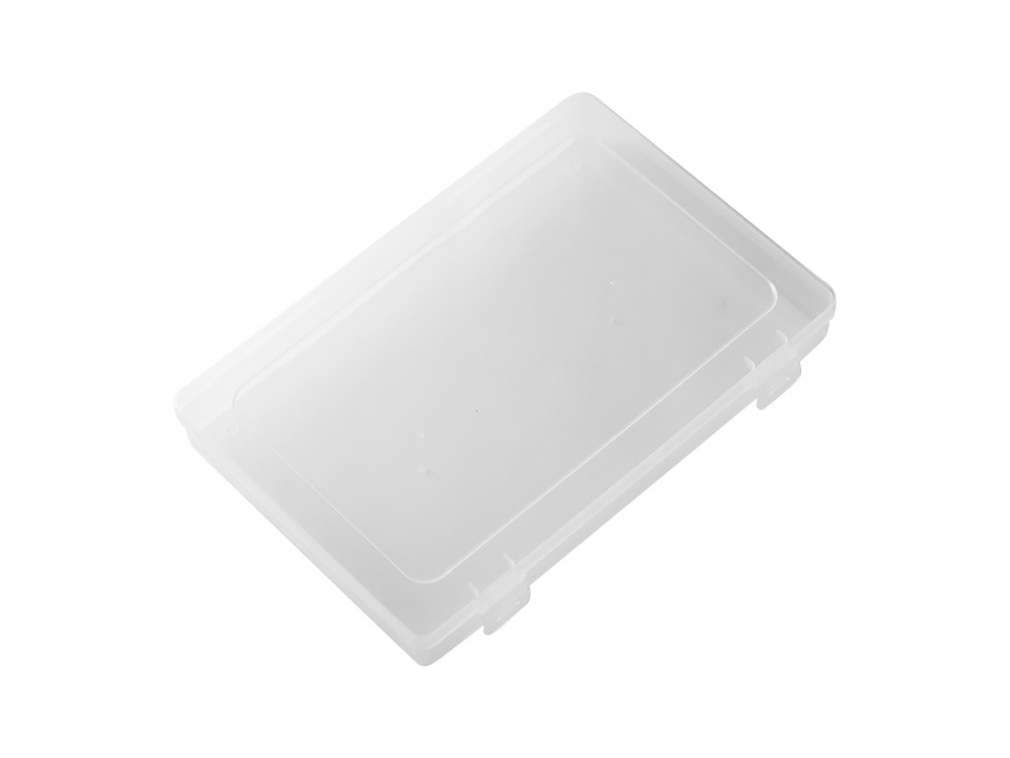 Caja Expositora De Uñas Transparente Y Hermética, De Gran Capacidad, Portátil, Vacía.