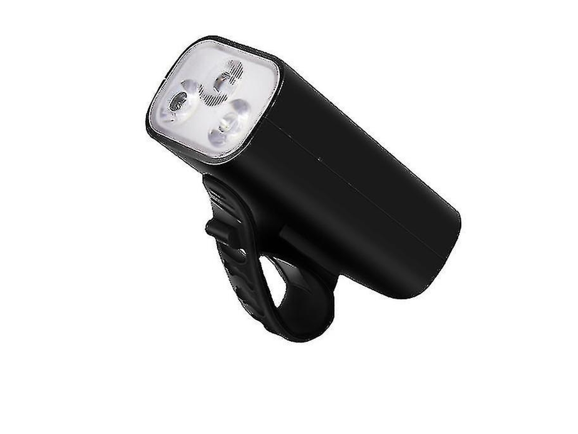 Luces De Bicicleta Faro Faro De Bicicleta 3 Led Yizhood (negro)