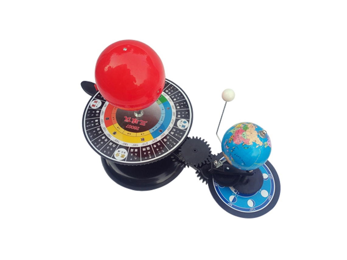 Veloriskku-modelo Do Sistema Solar Diy Com Órbita Terra Sol Lua Ferramenta Educativa Para Crianças