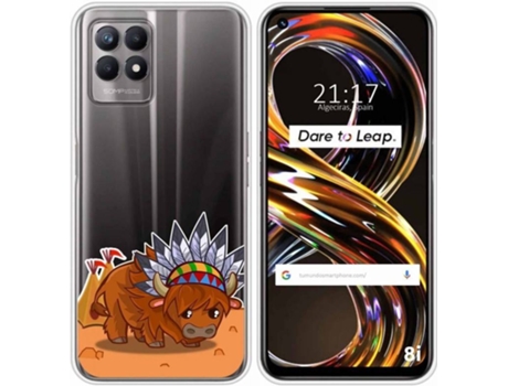 Carcasa Realme 8i TUMUNDOSMARTPHONE Bufalo Multicolor