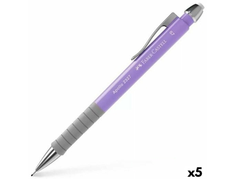 Bolsa De Minas FABER-CASTELL Apollo 2327 Lilás 0,7 Mm 5 Unidades