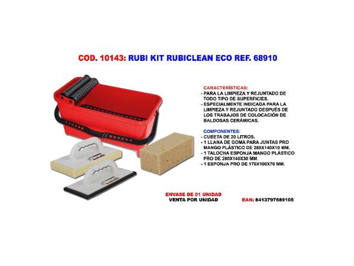 Rubi kit rubiclean eco ref 68910