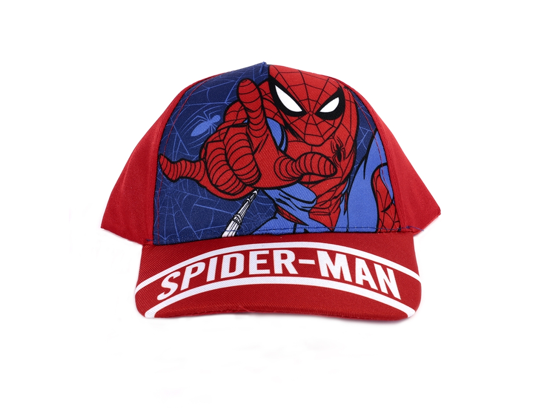 Gorro infantil de Spiderman de Disney, rojo, poliéster