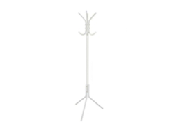 Perchero De Metal Blanco Con 8 Enganches Altos Y Medios 172Cm KMT