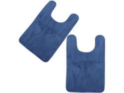 Juego de 2 alfombrillas antideslizantes para baño.