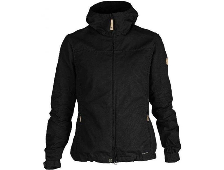 Abrigo para Mujer FJÄLLRÄVEN Stina Negro para Montaña (L)