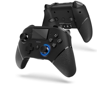 Controlador inalámbrico Ps4 para Slim/Pro/Pc Hall Sensor Trigger controlador de vibración dual Gamepad Joystick para consola Playstation 4 negro YI...