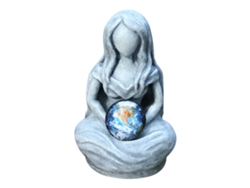 Estatua de diosa para decoración de oficina y hogar