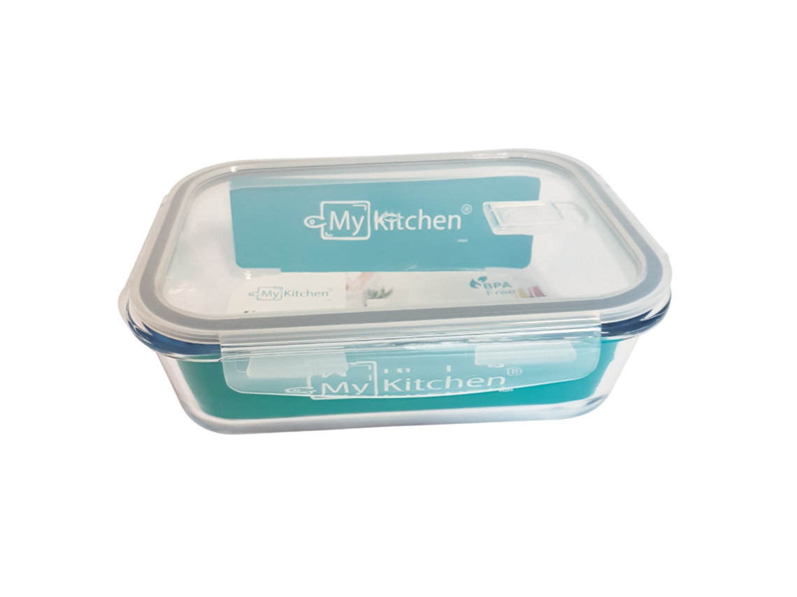 Vidro De Forno My Kitchen 1520 Ml Com Tampa