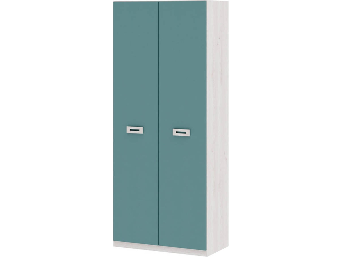 Armario MUEBLAM Artic Aqua Blue Melamina (99x232x50 cm)
