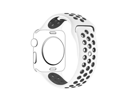 Correa SportyStyle para Apple Watch Series 9 - 45mm - Blanco / Negro