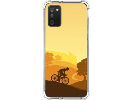 Carcasa Samsung Galaxy A02s TUMUNDOSMARTPHONE Ciclista Multicolor