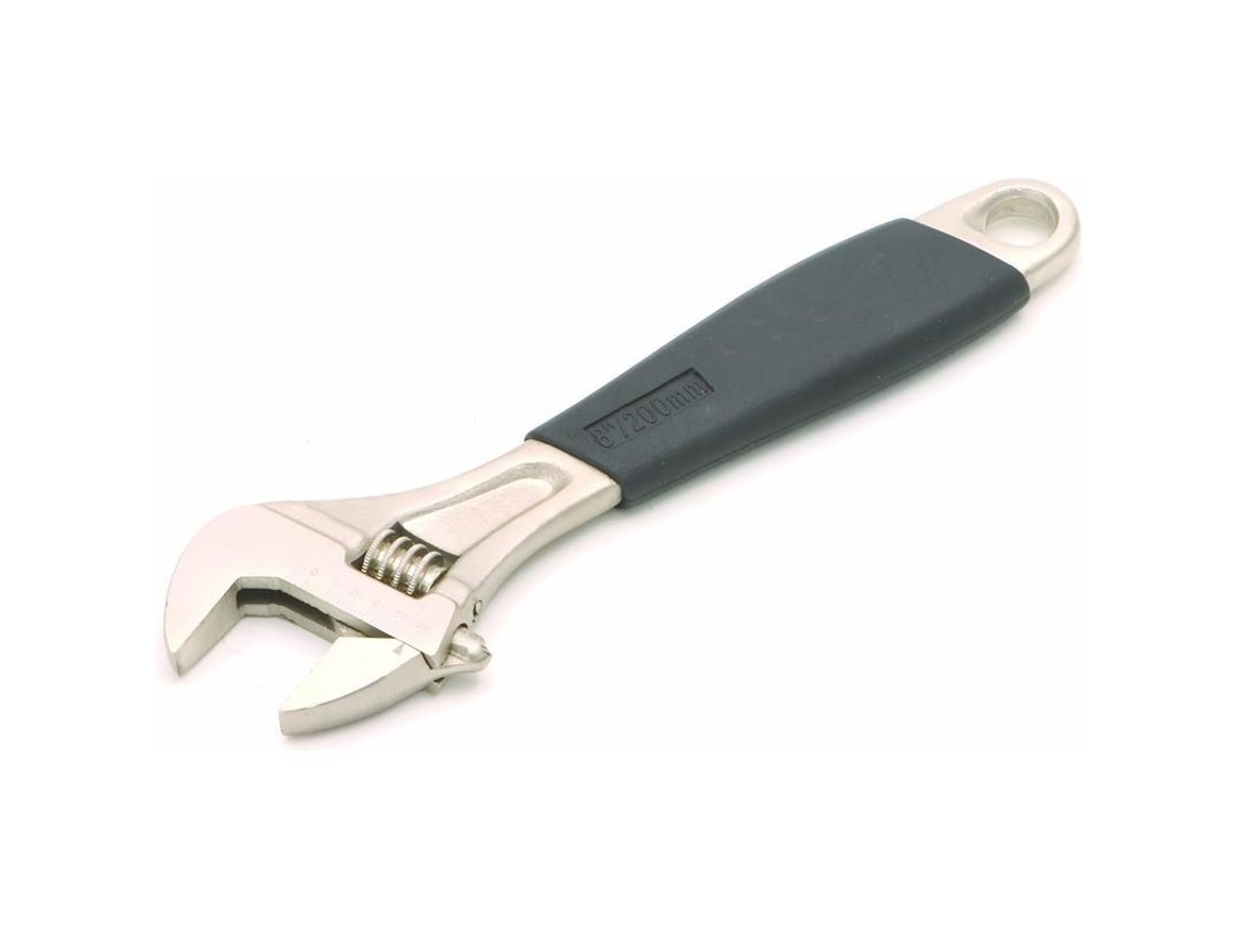 Llave Ajustable De Fontanería De Alta Resistencia Con Mango Suave Y Acabado Satinado