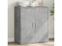 Aparador De Madera De Ingeniería Gris Hormigón 60x31x70 Cm