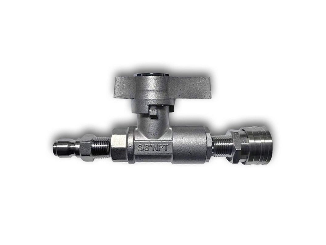2026altiro-válvula De Bola Para Hidrolavadora, Conexión Rápida De 3/8 De Pulgada, 5000 Psi, Color Plata.