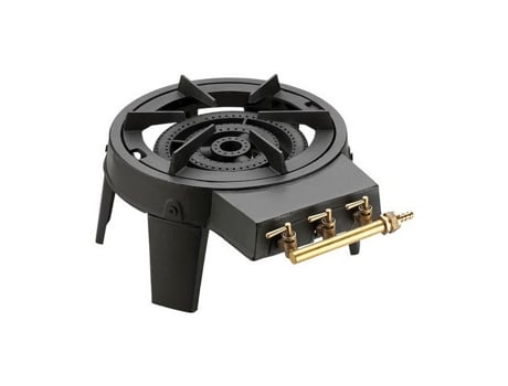 Placa de gas portátil KEMPER en hierro fundido con tres patas 8,6 Kw 104988