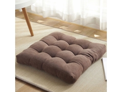 2026-almohada De Suelo Cuadrada Para Meditación Yoga, 20x20 Pulgadas, Café Cálido, Cómoda Y Decorativa