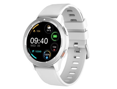 Smartwatch Bluetooth Llamada Desbloqueo Control de Acceso para Android e Ios Blanco VEANXIN