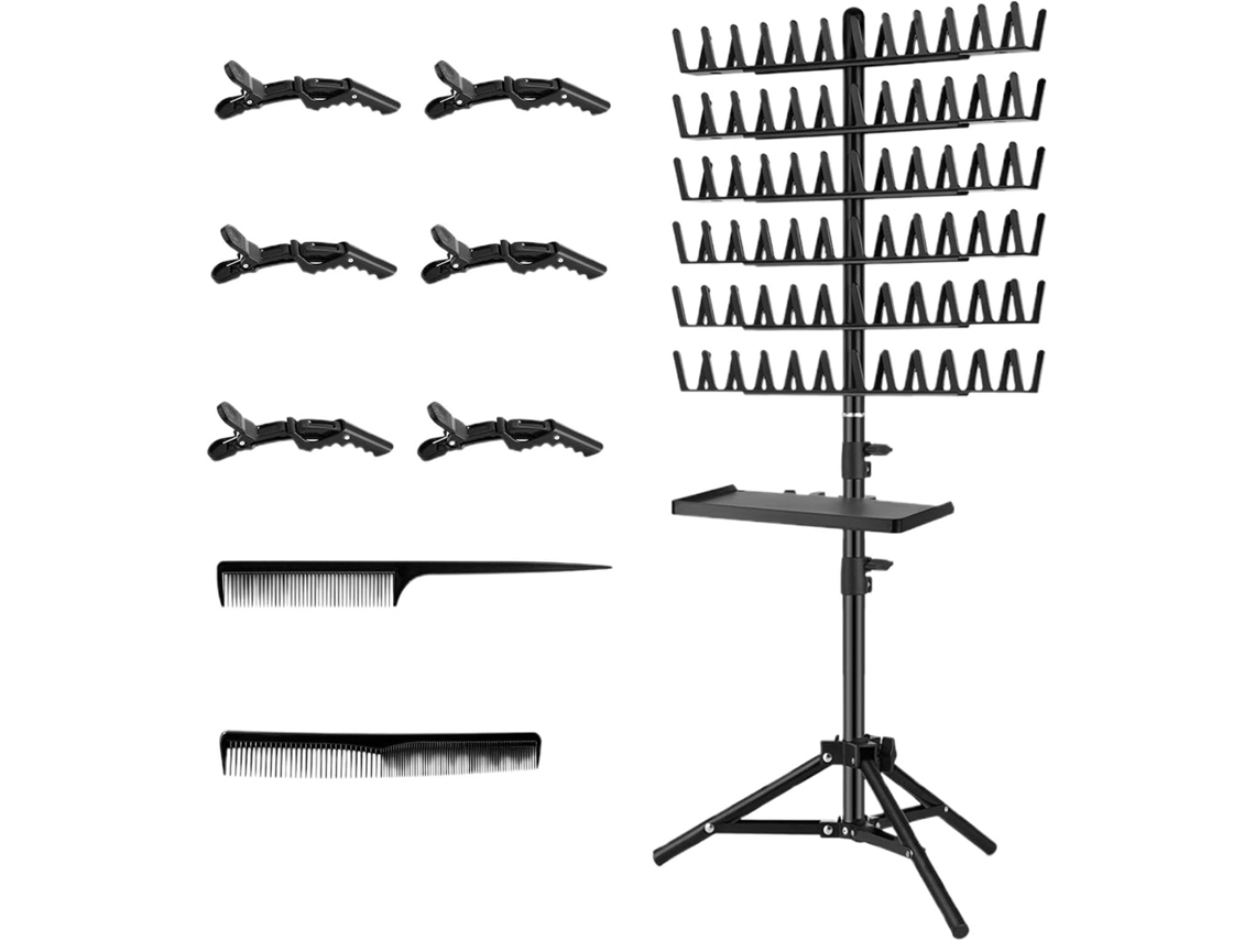 Soporte Para Extensiones De Cabello Trenzado Ajustable Port Til Separar El Herramientas
