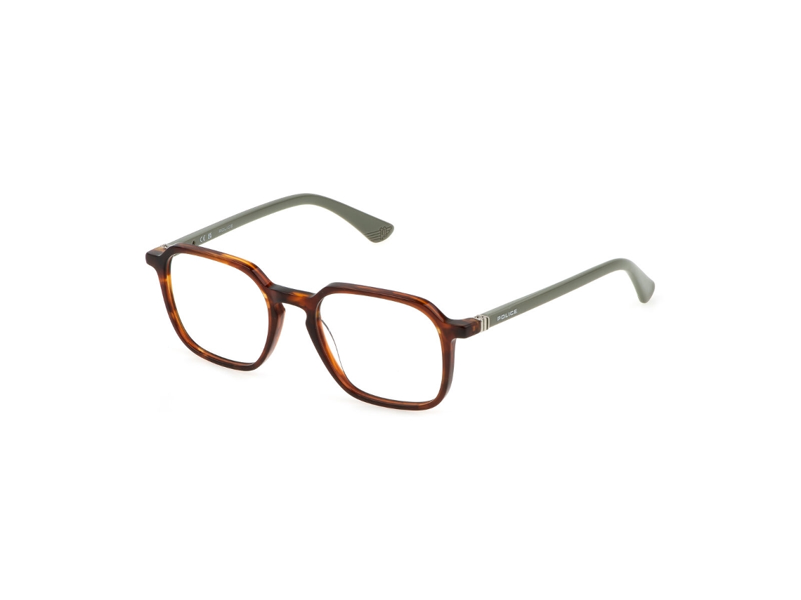 Montura De Gafas Unisex Police Vk126-490777 (marrón - Plástico - 135 Mm - Ø 49 Mm)