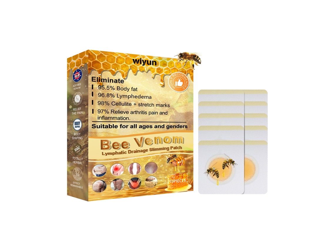 Veneno de abeja Parche de tejido adiposo Linfático Luz Adelgazante