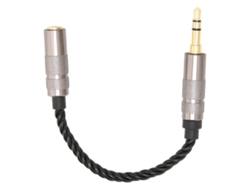 Adaptador De 3,5 Mm Macho A 2,5 Mm Hembra, Cobre Plateado, Cable Convertidor Estéreo Portátil