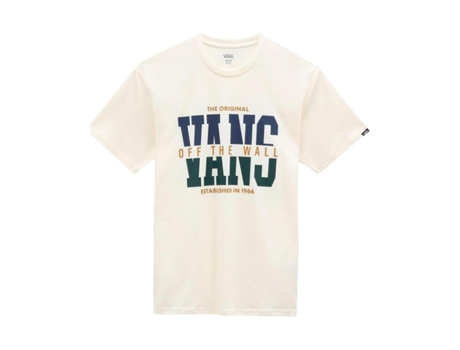 Camiseta de Hombre VANS OFF THE WALL Corta Vans Blanco (M)