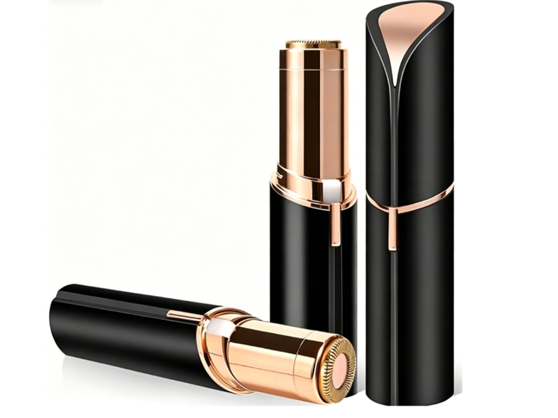 Depiladora facial eléctrica, indolora y recargable, apta para rostro, labios y barbilla.