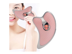 Masajeador facial Rascador facial de microcorriente Masajeador 2 en 1 Electrodomésticos Lifting facial Herramienta de belleza reafirmante para YEMAESRE