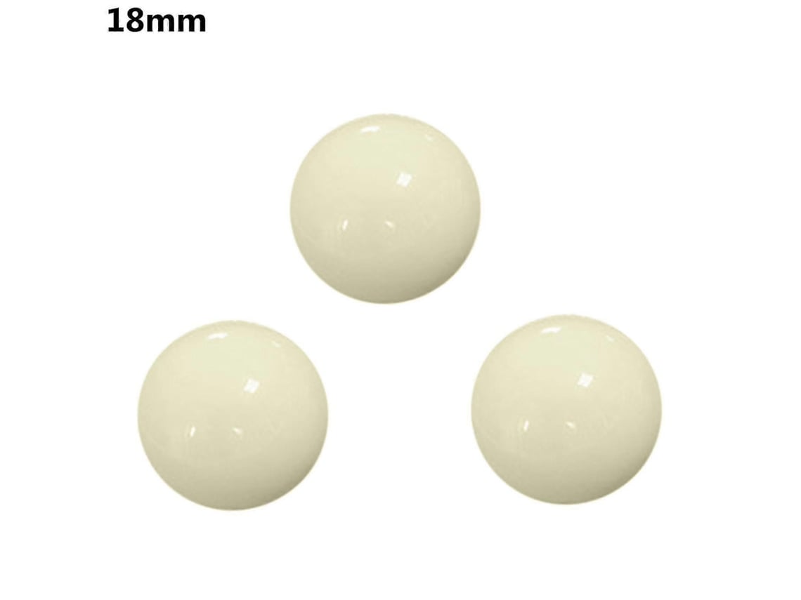 Conjunto Omni de 3 bolas de resina para roleta americana, compatíveis com jogos de cassino nos tamanhos 12/15/18/20/22 mm e 18 mm.