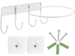 Estantería De Hojalata Resistente Para Montaje En Pared, Ideal Para El Hogar Y Los Dormitorios.