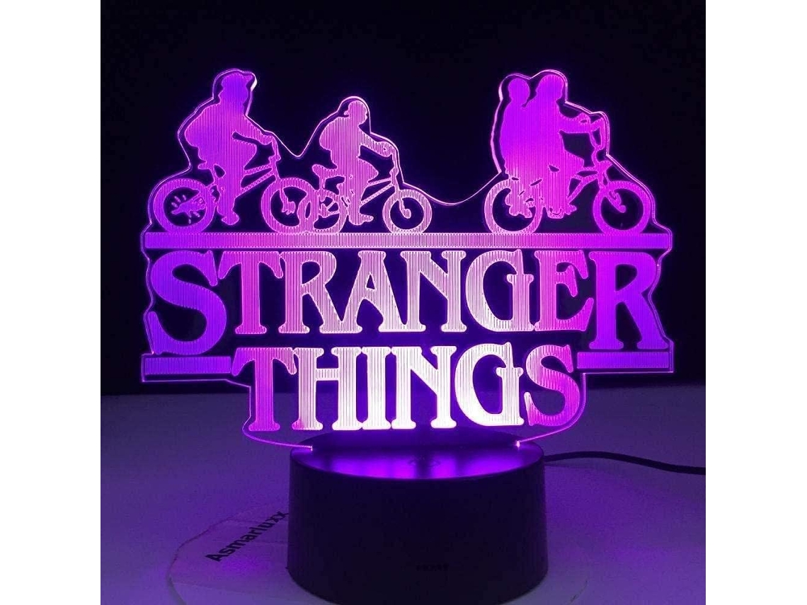 Lámpara 3D de Stranger Things, luz nocturna con 16 colores cambiantes KOFIHETY