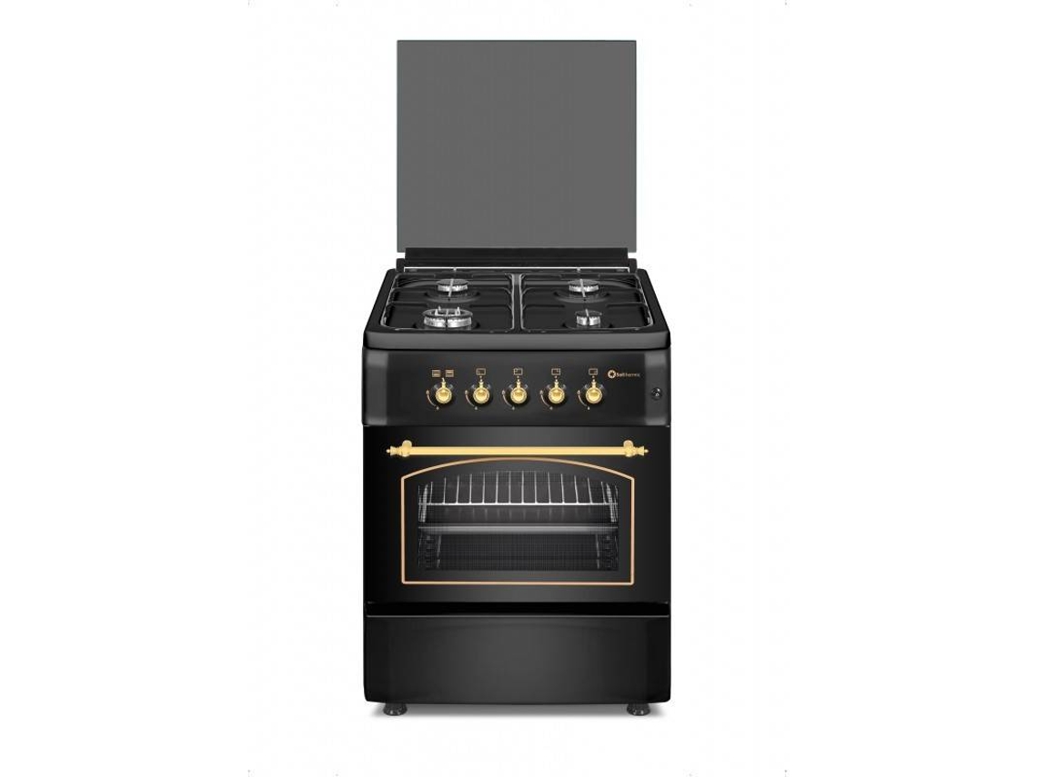 Cocina SOLTHERMIC F6S40G2 (60 L - Gas Butano-Propano - Negro)