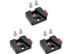 Placa De Separación Universal Para Adaptador De Batería V-mount De 3 Piezas Y 1/4"
