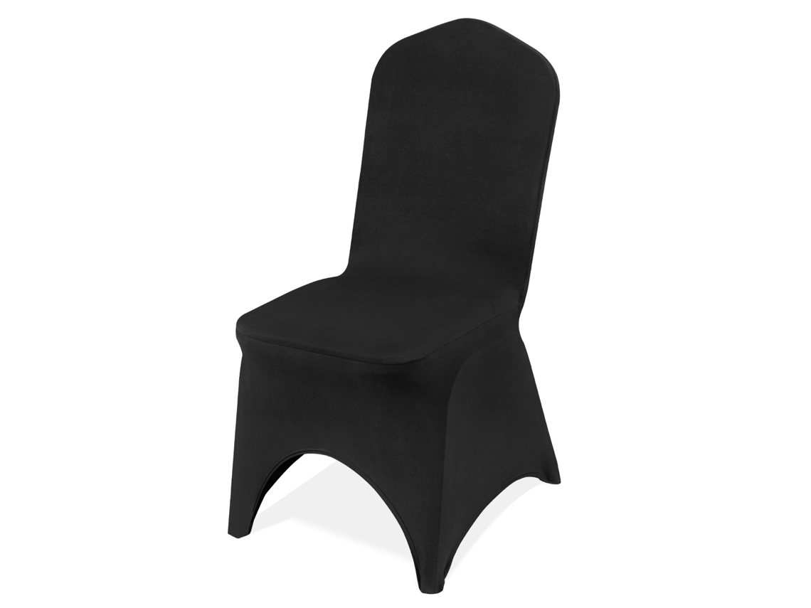 Vevor Fundas Para Sillas Funda Para Silla Arqueada Elástica Negra Para Bodas