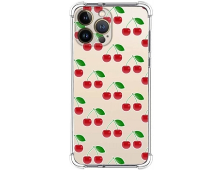 Carcasa iPhone 13 Pro Max (6.7) TUMUNDOSMARTPHONE Cerezas Dibujos Multicolor