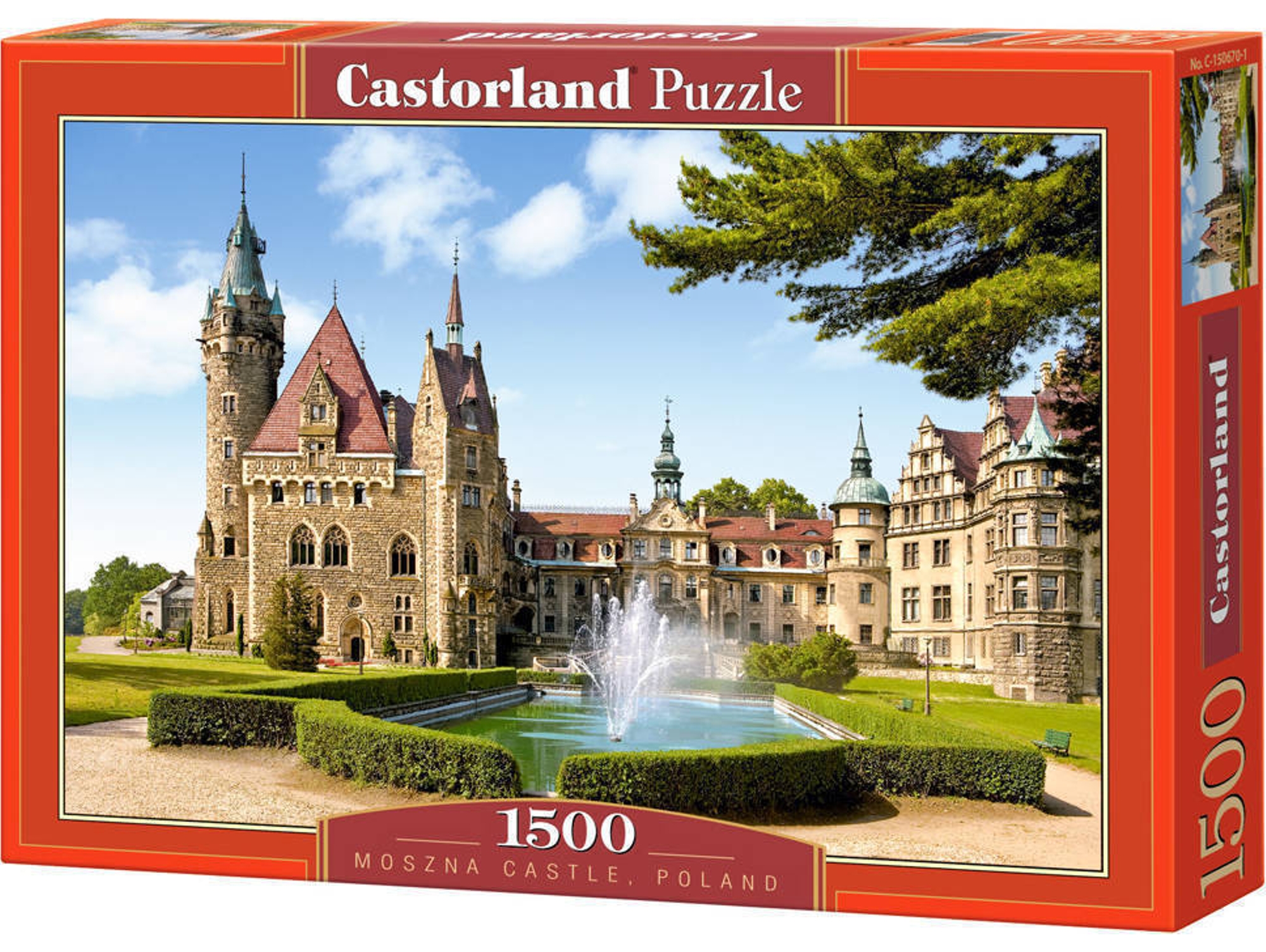 Puzzle CASTORLAND Moszna Castle, Poland (1500 Piezas)