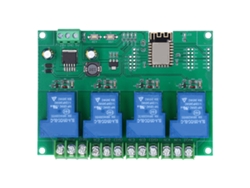 Módulo de relé de 4 canales 2026as, placa de desarrollo de control remoto Wifi, DC 7-28v/5v para ESP8266