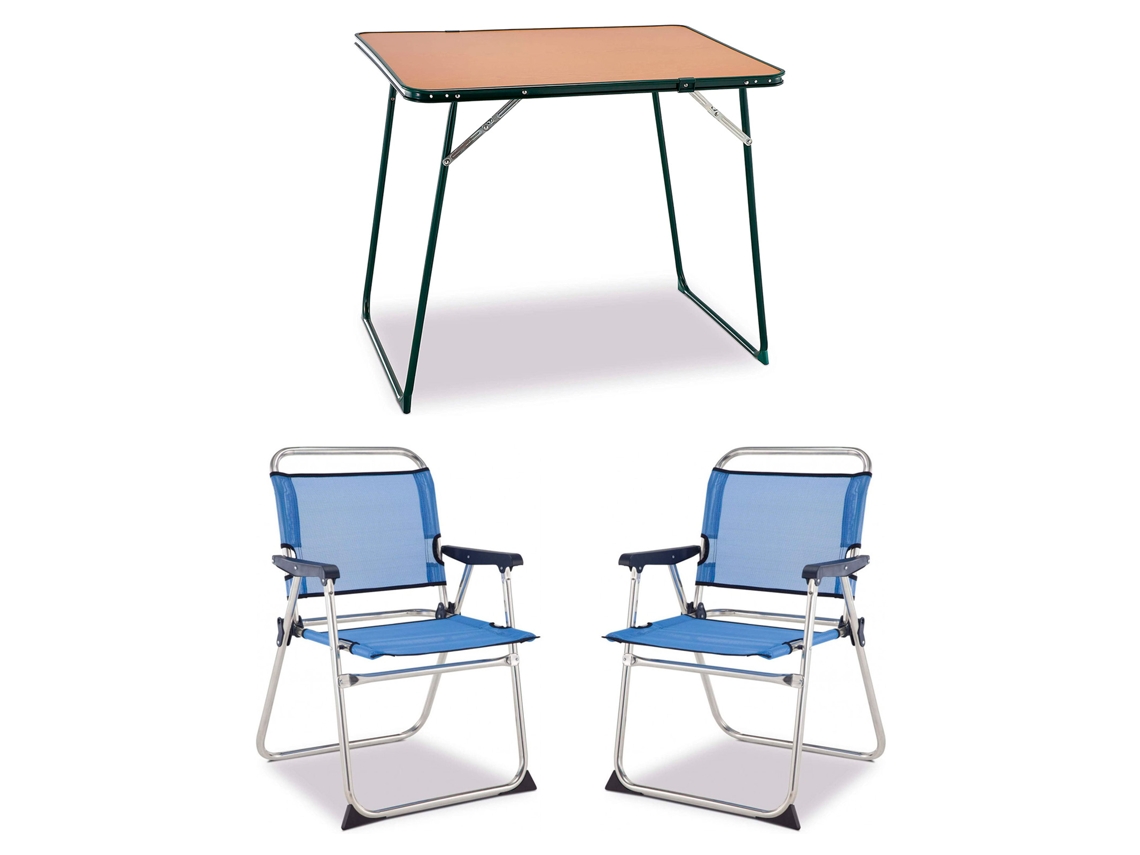 Paquete de Mesa Plegable Multiusos para Jardín o Juego SOLENNY