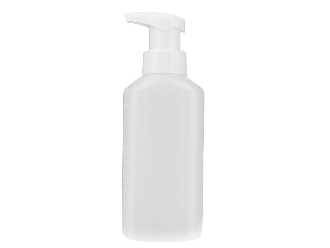 Garrafa Com Bomba 180ml Para Tinta De Cabelo, Toner, Shampoo, Hidratante E Sabonete Líquido - Dispenser Portátil