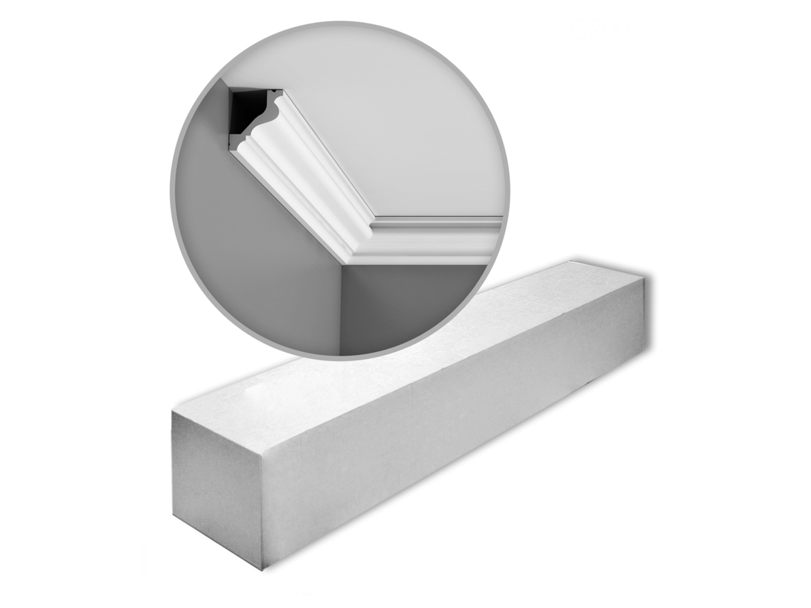 Cornisas ORAC Decor C200-Caja 12 Piezas