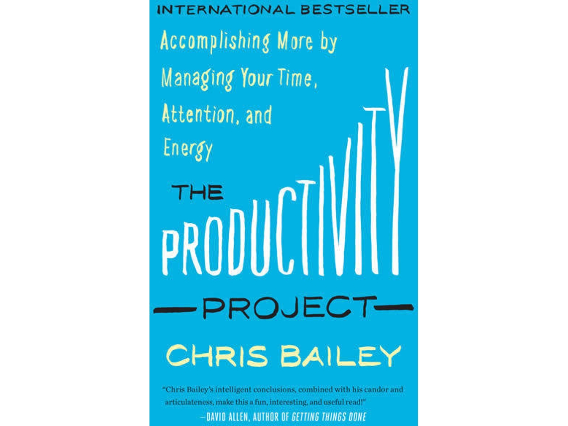 Libro The Productivity Project de Chris Bailey (Inglés)