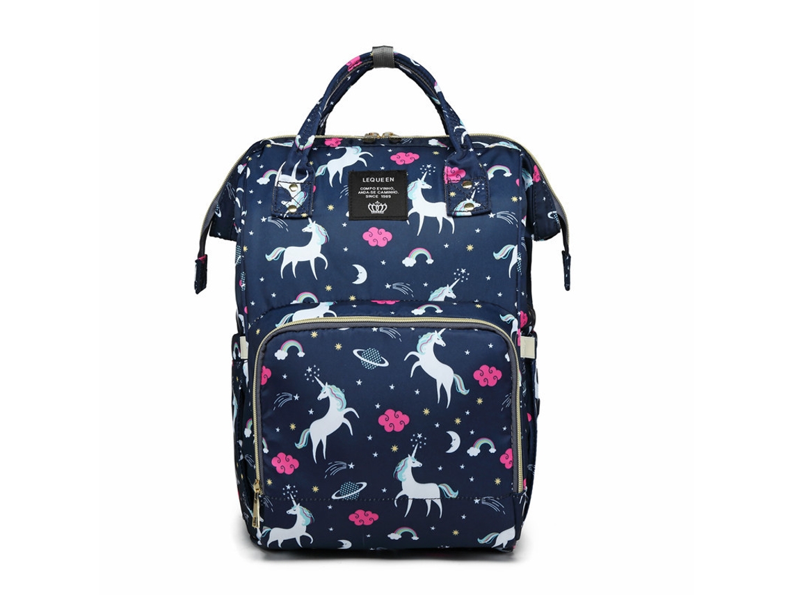 Mochila De Maternidad Czhhmart Cómoda Y Espaciosa Para Viajes Azul