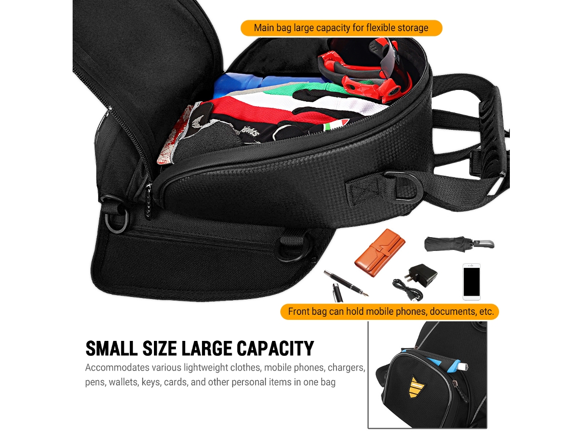 2026-bolsa De Depósito Para Moto Multifuncional Con Soporte De Teléfono Adecuada Para La Mayoría De Motocicletas De Cross Y Handbag